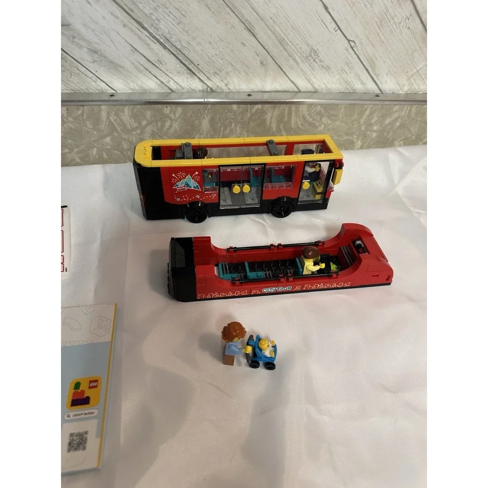 LEGO CITY - 60407 - Double-Decker Sightseeing Bus -Med Damaged Box